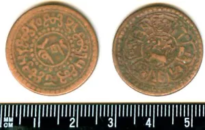 XZ157, Tibetan Coin 1 Sho (1918--1928), Y#21 - Picture 1 of 1