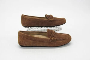 Vionic Damenschuhe Montara Größe US 7,5 M braune Wildleder-Slipper Loafer gebraucht sehr guter Zustand - Bild 1 von 12
