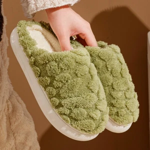 Cozy Fluffy Fleece House Slippers for Winter - Picture 1 of 10