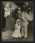 Immigrant Family in the Baggage Room of Ellis Island USA Immigrant Faks_M 130