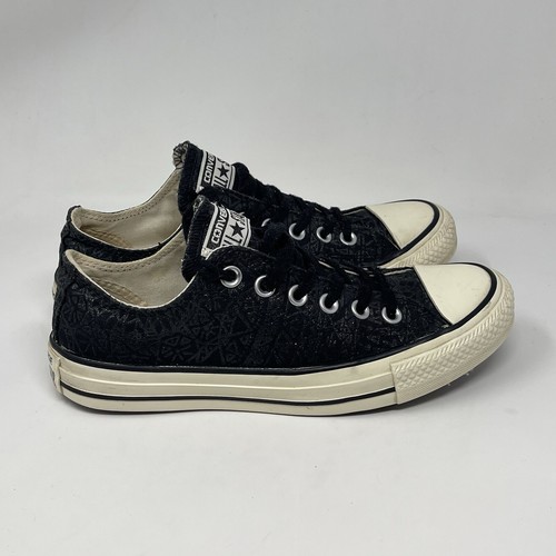 Converse All Star Glitter Aztec Sneakers Donna 7 Nero Scarpe Tela 532139C