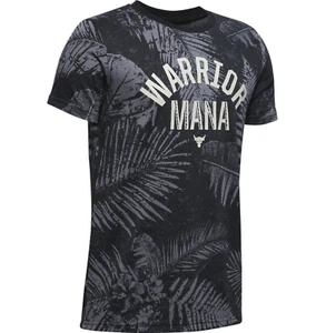 Under Armour Boys Youth Project Warrior Short Sleeve T-shirt XS Black Print Tee - Picture 1 of 2