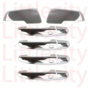 Espejo cromado Chevy Traverse para 18 19 20 21 + cubierta manija de puerta con llave inteligente - Imagen 1 de 1