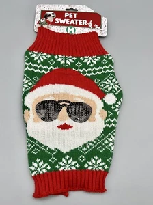 Dog Sweater Christmas Santa Clause Size: M - Picture 1 of 8
