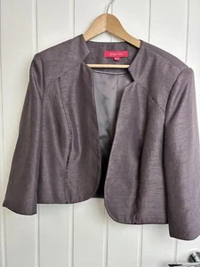 Elegant Jacques Vert Women's Jacket - Stunning Purple Size 22 - Picture 1 of 5