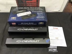 Holley Performance 241-284 GM Licensed Track Series Valve Cover For Small Block - Picture 1 of 13
