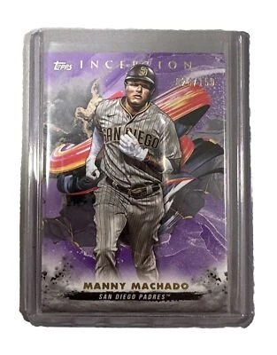 2023 Topps Inception Manny Machado PURPLE #/150  Parallel San Diego Padres #23 - Image 1 of 2