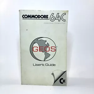 Vintage Commodore 64C GEOS User's Guide 1986 Version 1.2 - SHIPS FREE! - Picture 1 of 3
