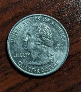 2001 (D) US Washington Quarter "KOSTENLOSER VERSAND" (Vermont 1791) TJF - siehe BILDER - Bild 1 von 2