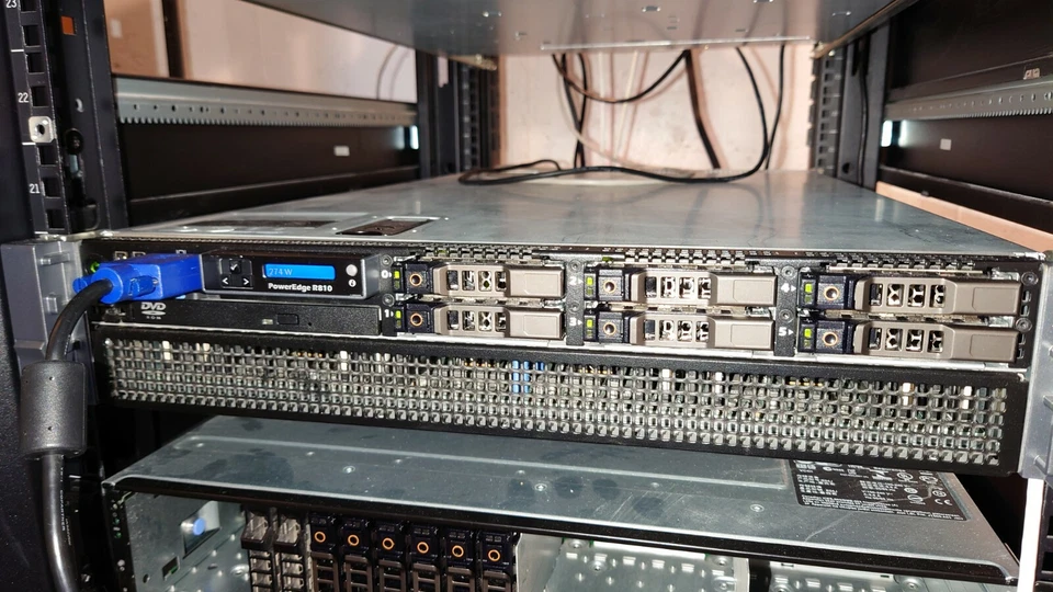 Servidor Dell PowerEdge R810 (2x Intel Xeon, 2,13 GHz, 96 GB) Foto 1 de 1
