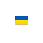 Aufkleber/Sticker Ukraine Flagge Republik Staat Ukrajina Kiew Fahne 11x7cm A3026