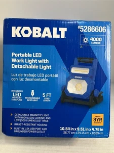 OPEN BOX - Kobalt 3.6-volt 4000 Lumens LED Plug-in Portable Work Light, #5286606 - Picture 1 of 7