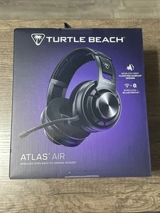 Turtle Beach Atlas Air Wireless Open Back PC Gaming Headset, Black - New, Sealed - Picture 1 of 6