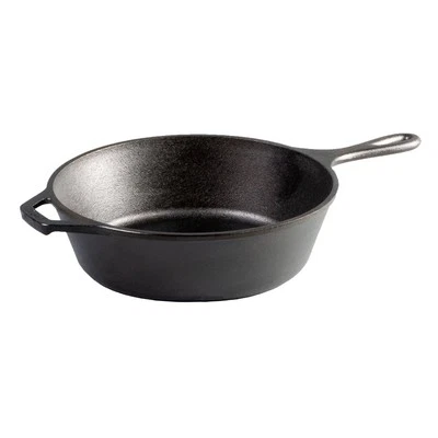 Lodge Logic L8DSK3 Pre-Seasoned Cast Iron Deep Skillet 10.5" OD x 3" - Image 1 of 3