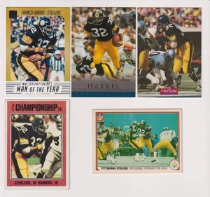 LOTE DE CINCO CARTAS FRANCO HARRIS - PITTSBURGH STEELERS - Imagen 1 de 1