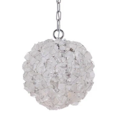 Craftmade 48490 Roxx 10"W Crystal Mini Pendant - Chrome - Image 1 of 4