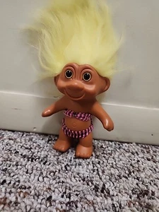 Muñeca Toy Troll Vintage (1991) T.N.T., - "Beach Babe" (Bikini a Rayas Rosa/Negro) - Imagen 1 de 3