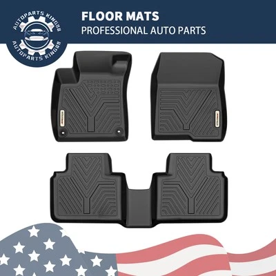 3D Car Floor Mats for 2018-2022 Honda Accord Sedan All Weather TPE Rubber Liners — 第 1/4 张图片