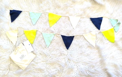 Meri Meri Multicolor Knitted Flag Garland Colorful Birthday NWT comes in baggy! - Image 1 of 4