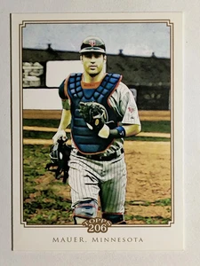 2010 Topps 206 #349 Joe Mauer SP - Picture 1 of 2