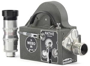 Pathe Webo 16 M Movie Camera with 1.9/25mm and 4.5/145mm - Picture 1 of 13