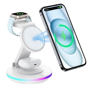 Station de Charge Mag Safe Support de Charge sans Fil Station de Charge induc... - Photo 1 sur 7