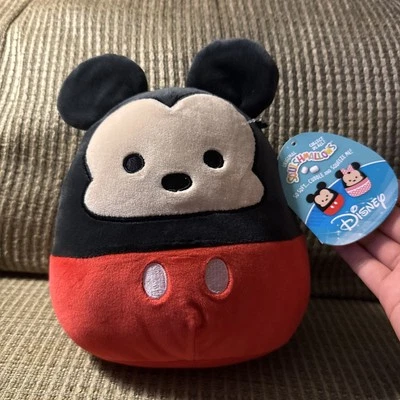 Squishmallows Mickey Mouse 8” Plush Disney Kellytoy Toy 2021 NEW NWT Stuffed - Image 1 of 3