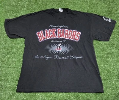 Birmingham Black Barons Tshirt XL Negro League Baseball - Image 1 of 4