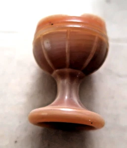 Caramel Slag Glass Eye Wash Cup EXCELLENT Hard To Find Vintage - Picture 1 of 4
