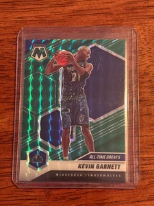 Kevin Garnett 2020-21 mosaico verde Prizm paralelo #283 Timberwolves - Imagen 1 de 2