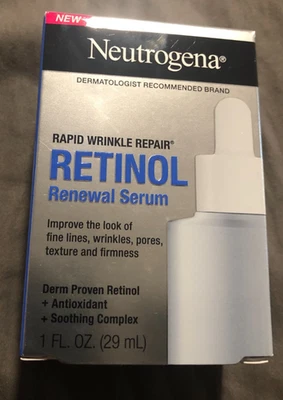 Nuevo Suero Renovador Neutrogena Retinol 1 OZ Antioxidante Arrugas Poros Tono Firme Foto 1 de 4
