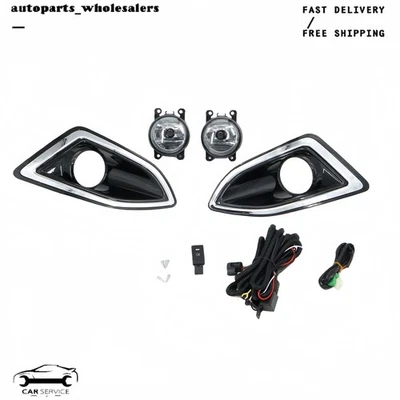 For Ford Edge 2015 16 2017 2018 Front Bumper Fog Lights Driving Lamps w/Bulbs - Изображение 1 из 4