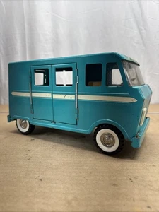 Vintage HTF STRUCTO 1960s WEEKENDER CAMPER VAN with Awning PRESSED STEEL RARE! - Picture 1 of 7