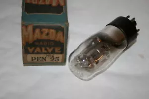 PEN25 MAZDA TUBE VALVE NEW MADE IN ENGLAND FD2K37 - Picture 1 of 1