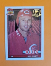 Bill Doran 1991 Topps Desert Shield #577 Cincinnati Reds - NM/MT