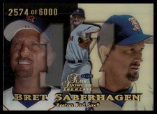 1999 Flair Showcase Row 3 (Power) Bret Saberhagen #127 /6000 Boston Red Sox