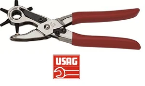 PINZA FUSTELLATRICE PER FORARE BUCARE FORARE CUOIO CINTURE SCARPE PROF. USAG 160 - Foto 1 di 5