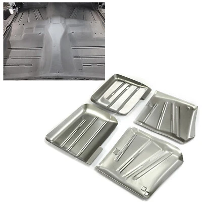 4 Set Floor Pans For 1958 Chevrolet Impala Bel Air Biscayne Delray Foto 1 de 4