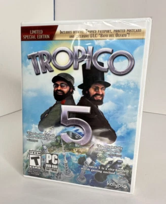 Tropico 5: Limited Special Edition (PC DVD-ROM, 2014) Exclusive DLC, Brand New! - Image 1 of 4