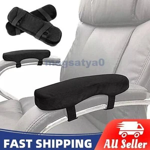 2X Cushion Pad Armrest Pads Cover Memory Foam Arm Rest Cover for Office Chair - Picture 1 of 16