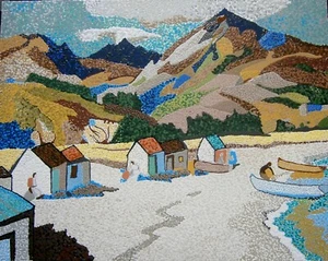 Brodick Bay 16 x 20 Acryl auf Holz von Michael Byro - Bild 1 von 1