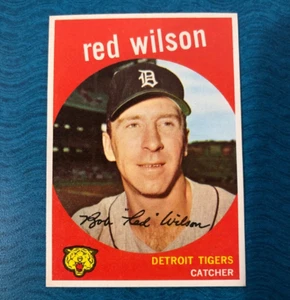 1959 TOPPS BASEBALL CARD RED WILSON #24 (NM) - Imagen 1 de 2