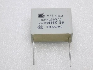 1x MPT 1uF 250 VAC  CAPACITORS - Picture 1 of 4