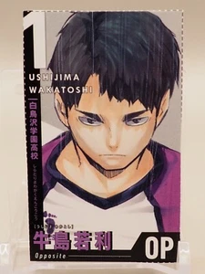 Wakatoshi Ushijima Haikyu Volleyball Trading Card Japanese Anime Z402 - Picture 1 of 3