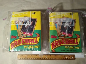 2 Boxen ungeöffnete Topps Baseballkarten von 1987. 36 Stück. - Bild 1 von 5