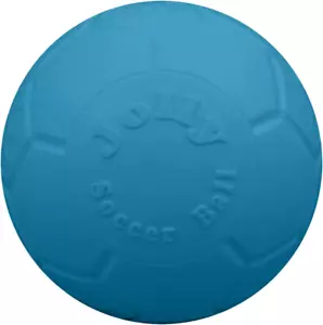 Large Soccer Ball Floating-Bouncing Dog Toy, 8 Inch Diameter, Ocean Blue - Picture 1 of 7