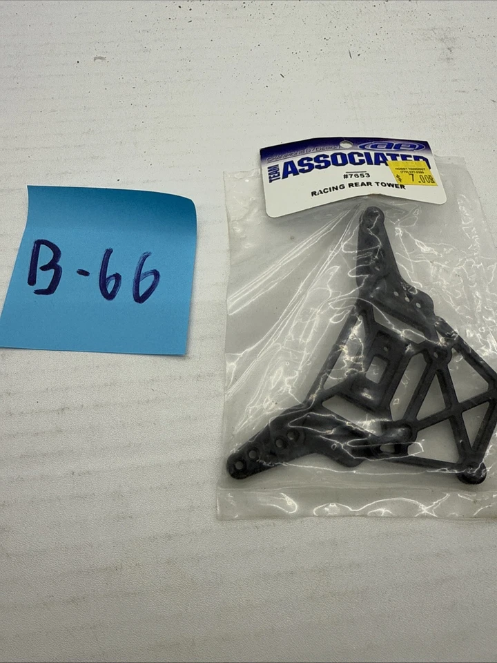 Team Associated 7653 GT Racing Rear Tower: REPLACES 7654   NEW USA SHIPPED - Image 1 of 1