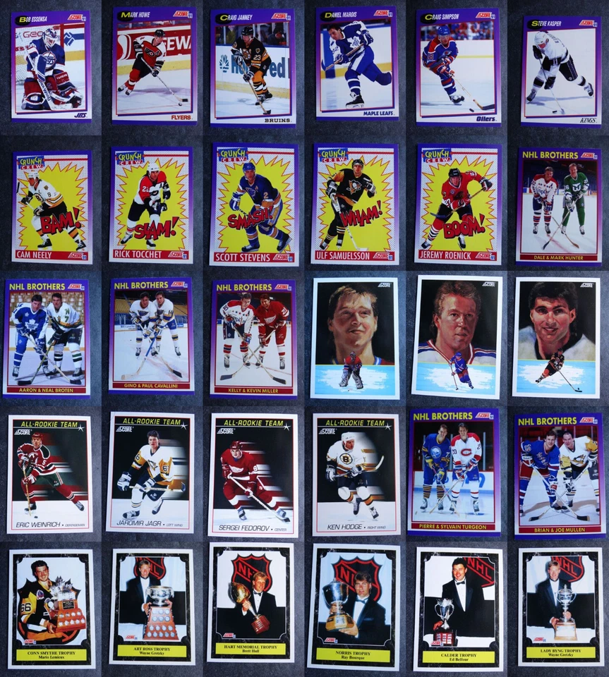 1991-92 Score American Hockey Cards Complete Your Set You U Pick  221-440 - Image 1 of 1