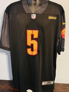 NFL Washington Commanders Jersey Daniels #5 Black Mesh XXL - Picture 1 of 6