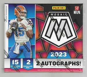 2023 Panini Mosaic Draft Picks Colligate Fútbol - Caja Sellada de Fábrica - Imagen 1 de 4